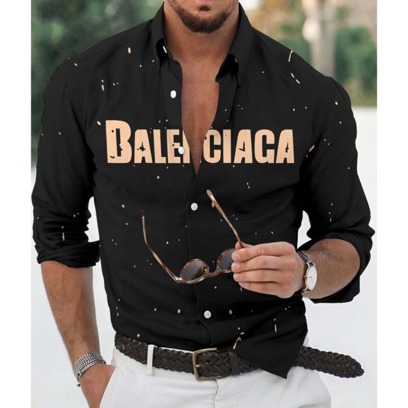 Men’s Long Sleeves Button Down Shirts -TDA002067