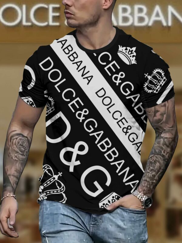 New 2025 – D Luxury Brand Premium T-Shirt Outfit For Men – Max012475
