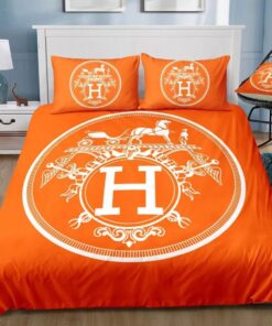 Hermes Limited Luxury Brand Bedding Set Home Decor – Max010060