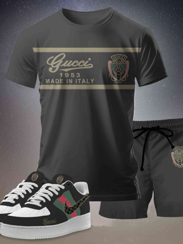 New 2025 – Set G Tracksuit  Air Force 1 & T-shirt & Shorts – chic260405