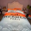 Hermes Limited Luxury Brand Bedding Set Home Decor – Max010078