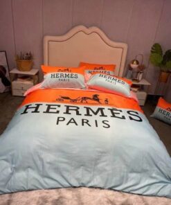 Hermes Limited Luxury Brand Bedding Set Home Decor – Max010078