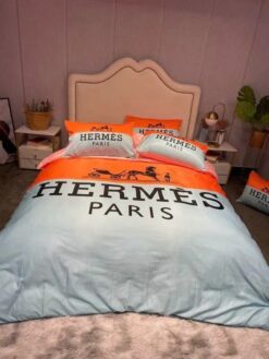 Hermes Limited Luxury Brand Bedding Set Home Decor – Max010078