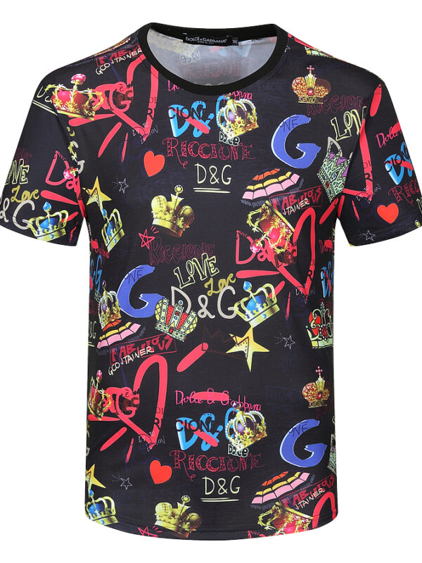 New 2024 – D Luxury Brand Premium T-Shirt Outfit For Men Max5135