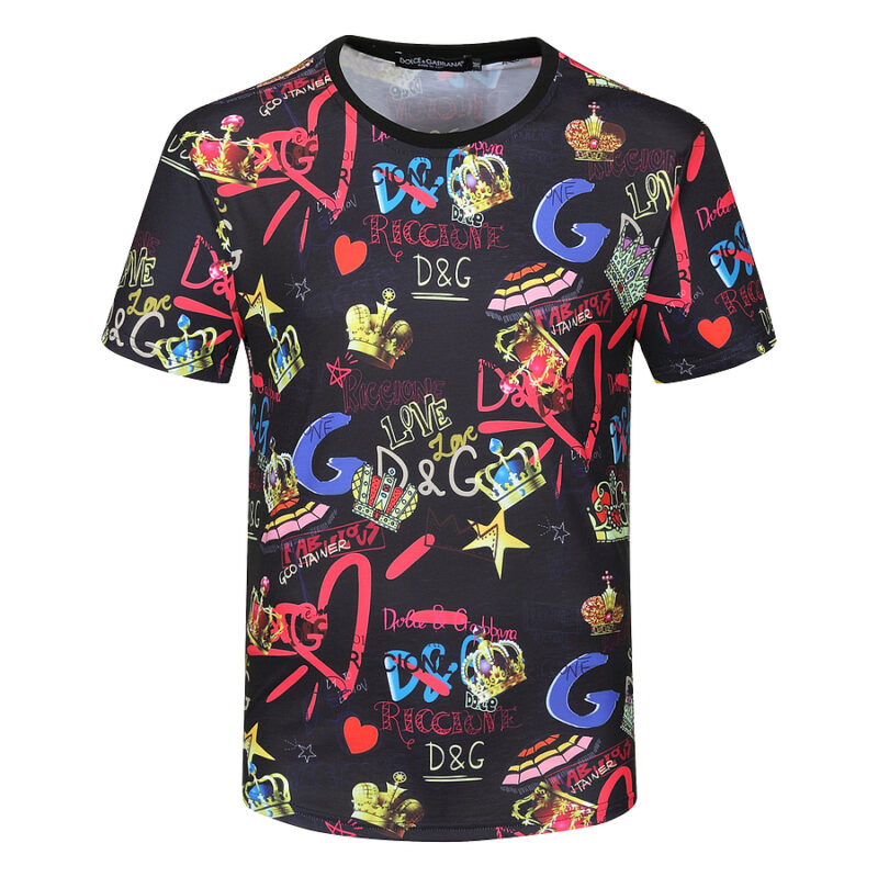 New 2024 – D Luxury Brand Premium T-Shirt Outfit For Men Max5135