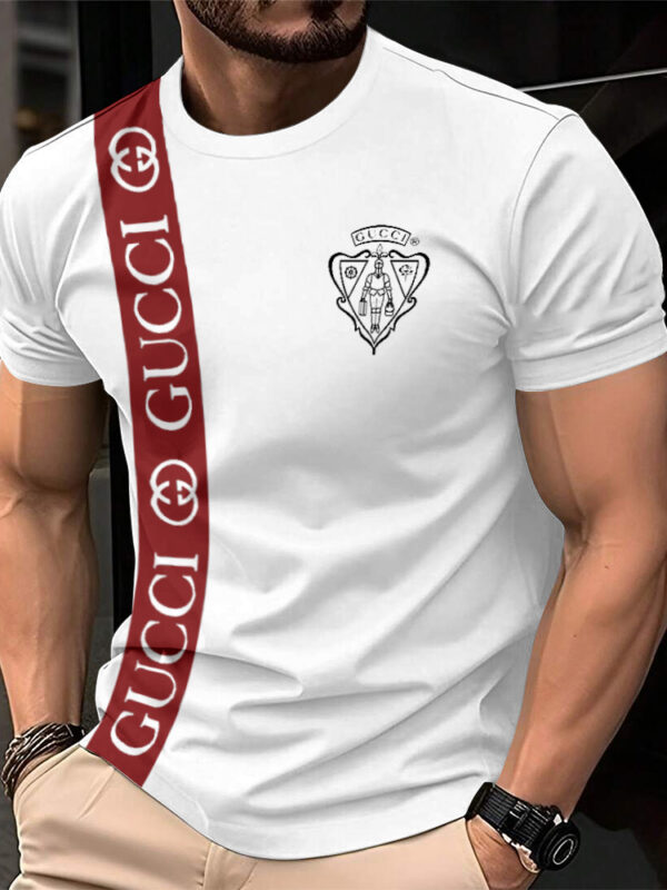 New 2025-  G  Luxury  Brand Premium T-Shirt Outfit For Men Women -CHIC5140112