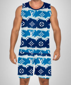 New 2025 – L Luxury Brand Premium Tanktop & Shorts Outfit For Men -Max012574