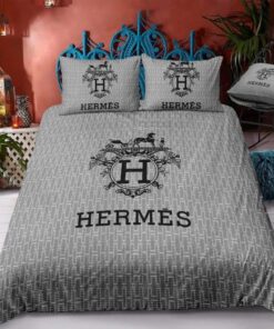Hermes Limited Luxury Brand Bedding Set Home Decor – Max010061