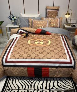 G  Premium Fashion Limited Luxury Brand Bedding Set Home Decor – Min00402