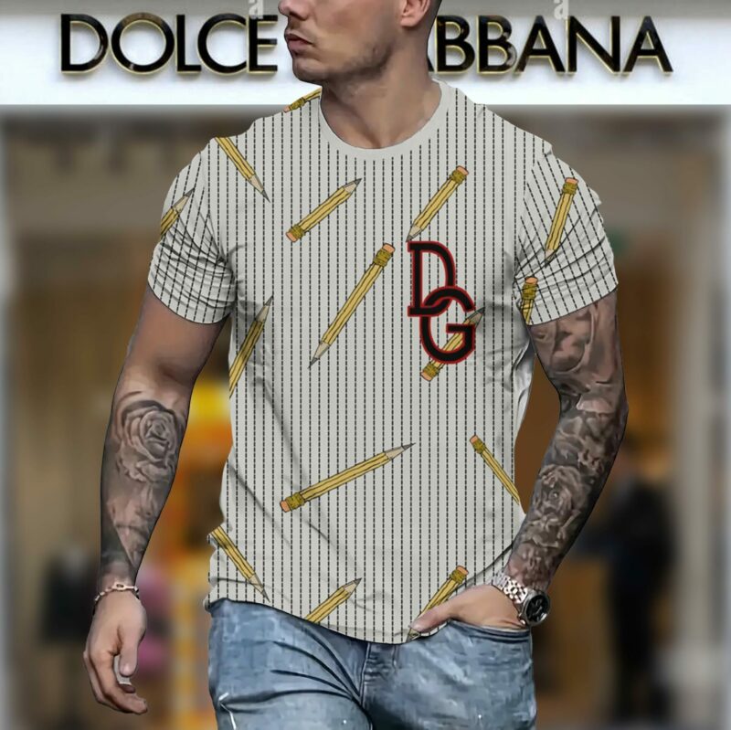 New 2025 – D Luxury Brand Premium T-Shirt Outfit For Men – Max012452
