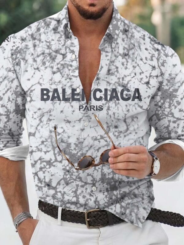 Men’s Long Sleeves Button Down Shirts -TDA002070