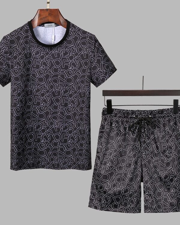 2024 – Set D  Tracksuit T-shirt & Shorts – Max4543