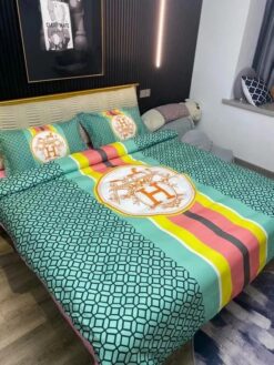Hermes Limited Luxury Brand Bedding Set Home Decor – Max010091