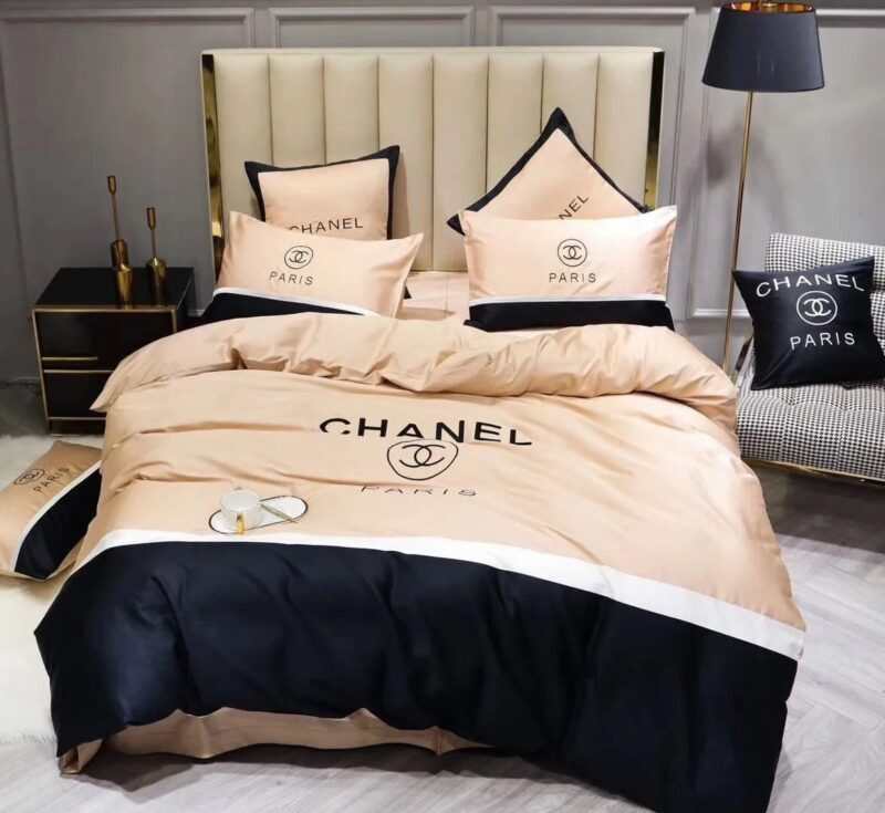 Chanel Premium Fashion Limited Luxury Brand Bedding Set Home Decor -Min00431
