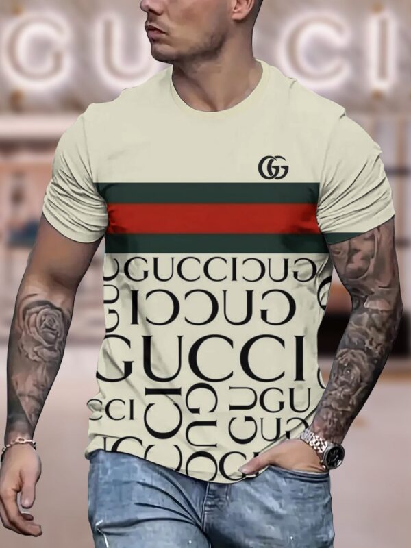 New 2025-  G  Luxury  Brand Premium T-Shirt Outfit For Men Women – Max011574