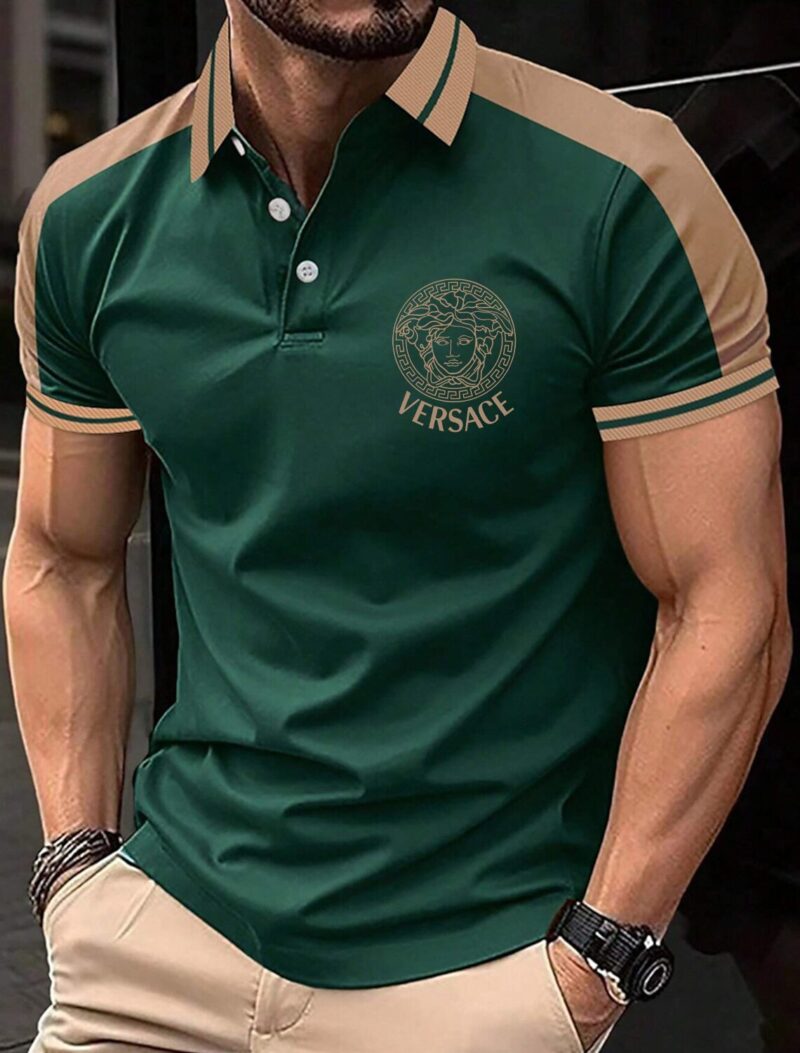 Limited Edition V**sace Polo Shirt For Men –  Max2407091586