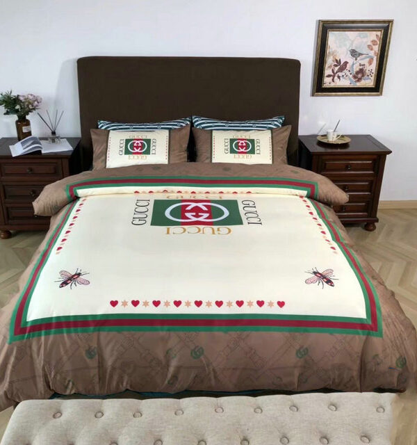 G  Premium Fashion Limited Luxury Brand Bedding Set Home Decor – Min00386