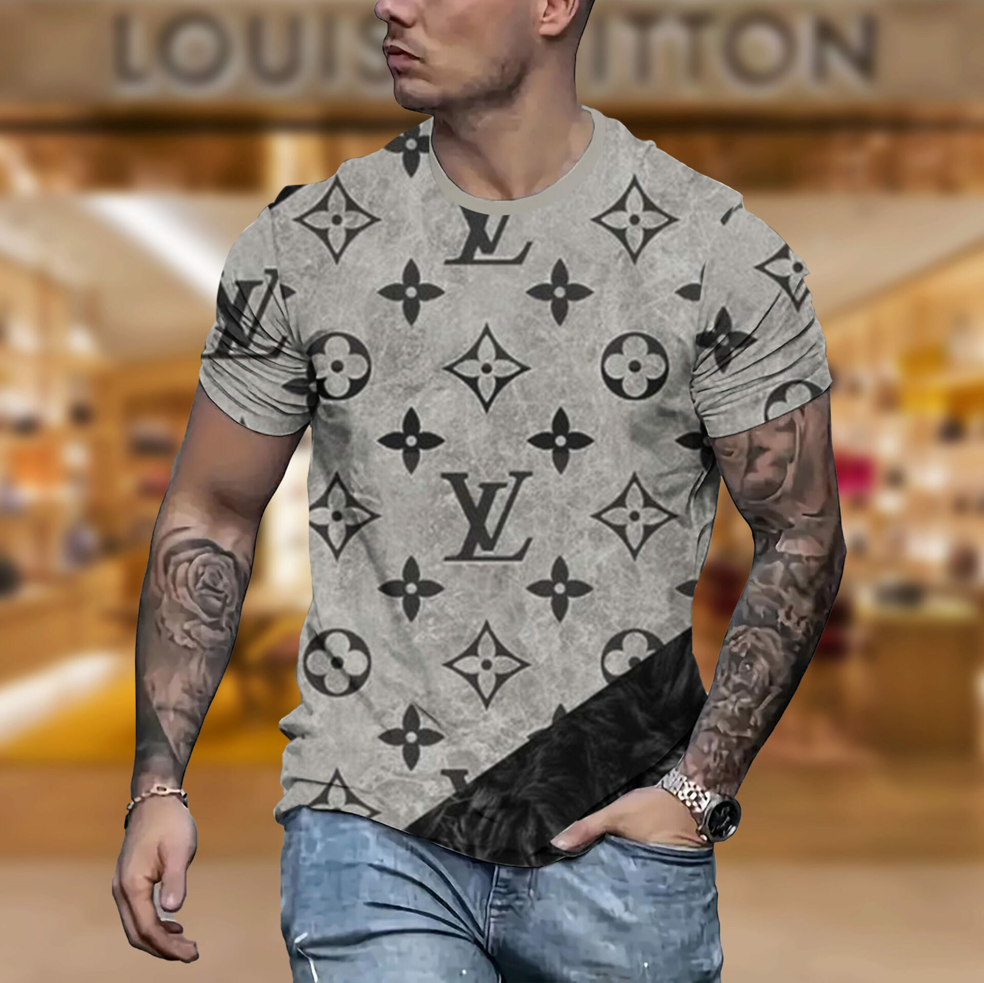 2025 – L  Luxury Brand Premium T-Shirt Outfit For Men -Max011970