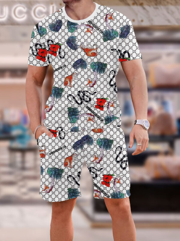 2025 – Set G Tracksuit T-shirt & Shorts –   – Max011964