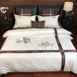 Hermes Limited Luxury Brand Bedding Set Home Decor –  Max010097