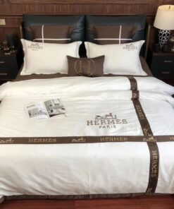 Hermes Limited Luxury Brand Bedding Set Home Decor –  Max010097