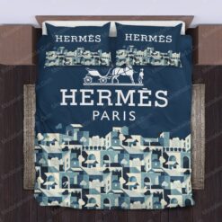 Hermes Limited Luxury Brand Bedding Set Home Decor – Max010127