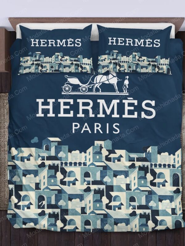Hermes Limited Luxury Brand Bedding Set Home Decor – Max010127