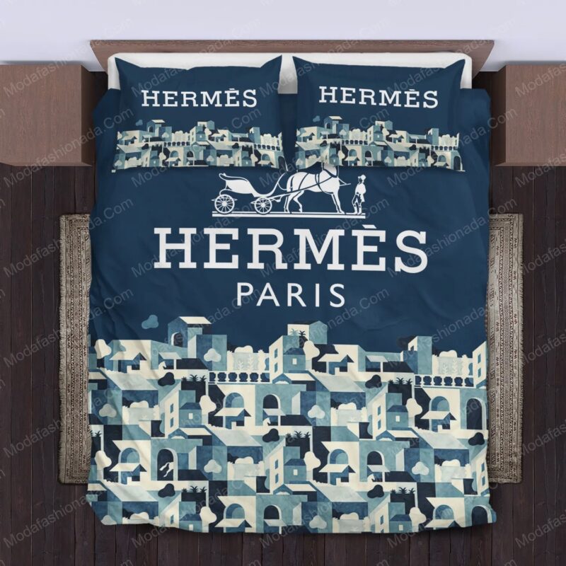 Hermes Limited Luxury Brand Bedding Set Home Decor – Max010127