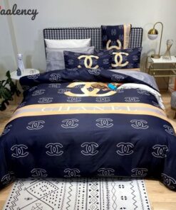 Chanel Premium Fashion Limited Luxury Brand Bedding Set Home Decor -Min00452