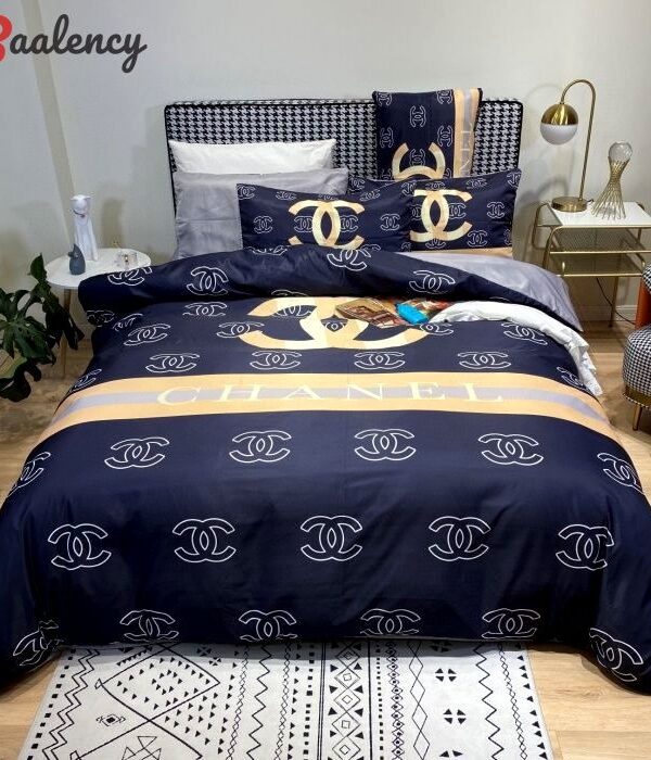 Chanel Premium Fashion Limited Luxury Brand Bedding Set Home Decor -Min00452