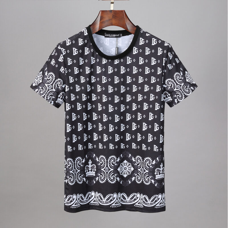 New 2024 – D Luxury Brand Premium T-Shirt Outfit For Men Max4985
