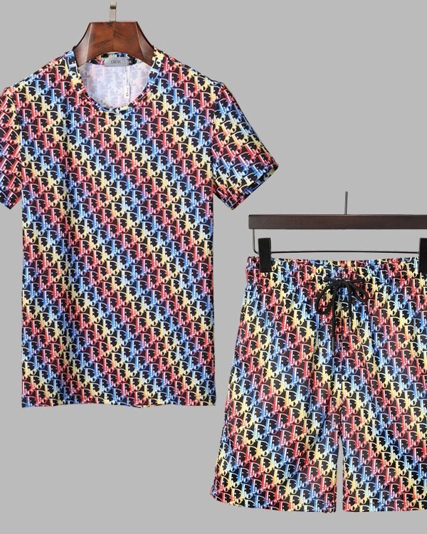 2024 – Set D  Tracksuit T-shirt & Shorts – Max4545