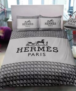 Hermes Limited Luxury Brand Bedding Set Home Decor – Max010059