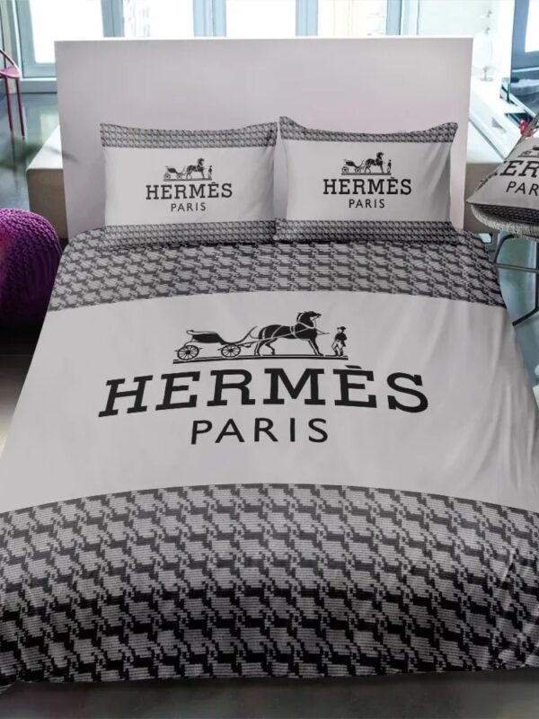 Hermes Limited Luxury Brand Bedding Set Home Decor – Max010059