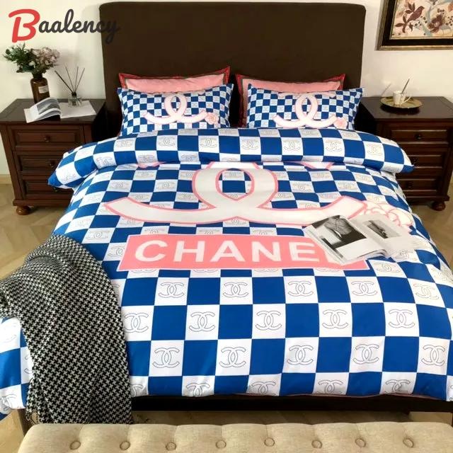 Chanel Premium Fashion Limited Luxury Brand Bedding Set Home Decor -Min00450