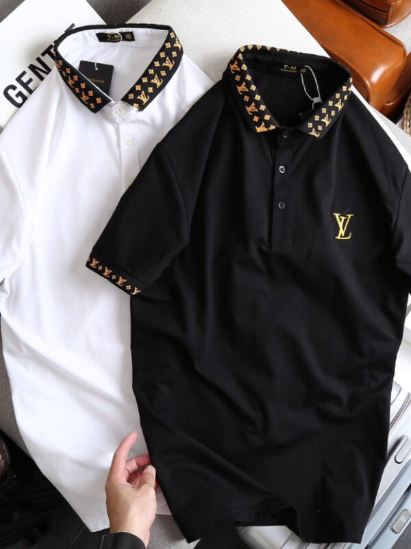 (Black & White)New 2025 – Luxury Brand Polo  Special Gift Premium Outfit For Men – – Max02070