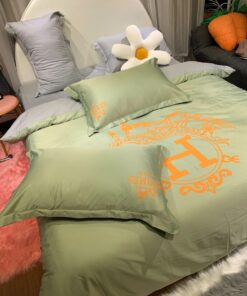Hermes Limited Luxury Brand Bedding Set Home Decor – Max010079
