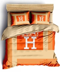 Hermes Limited Luxury Brand Bedding Set Home Decor – Max010115