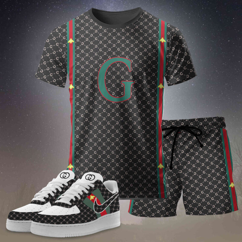 New 2025 – Set G Tracksuit  Air Force 1 & T-shirt & Shorts – chic260407