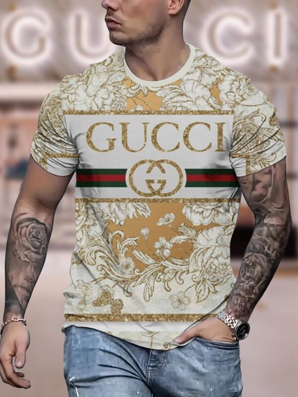 New 2025-  G  Luxury  Brand Premium T-Shirt Outfit For Men Women – Max011561