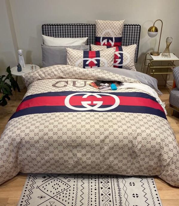 G  Premium Fashion Limited Luxury Brand Bedding Set Home Decor – Min00404