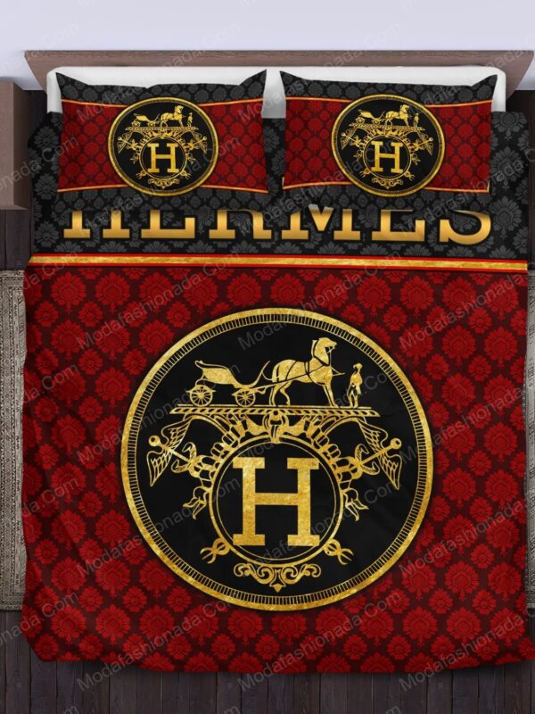 Hermes Limited Luxury Brand Bedding Set Home Decor – Max010126