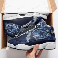Dallas Cowboys Air Jordan 13 Shoes – Custom Sneaker – Max2407191978