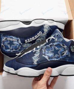 Dallas Cowboys Air Jordan 13 Shoes – Custom Sneaker – Max2407191978
