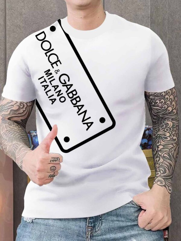 New 2025 – D Luxury Brand Premium T-Shirt Outfit For Men -Max012710