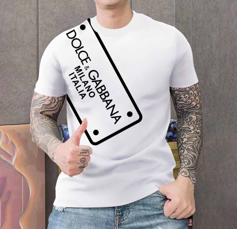 New 2025 – D Luxury Brand Premium T-Shirt Outfit For Men -Max012710