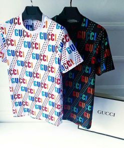 (Black & White)New 2024-  G  Luxury  Brand Premium T-Shirt Outfit For Men Women – TX-Max08796