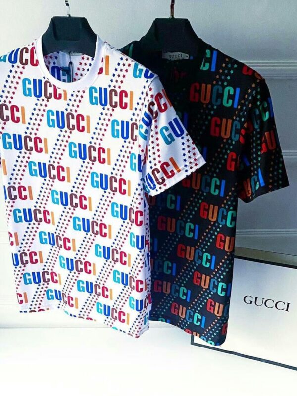 (Black & White)New 2024-  G  Luxury  Brand Premium T-Shirt Outfit For Men Women – TX-Max08796