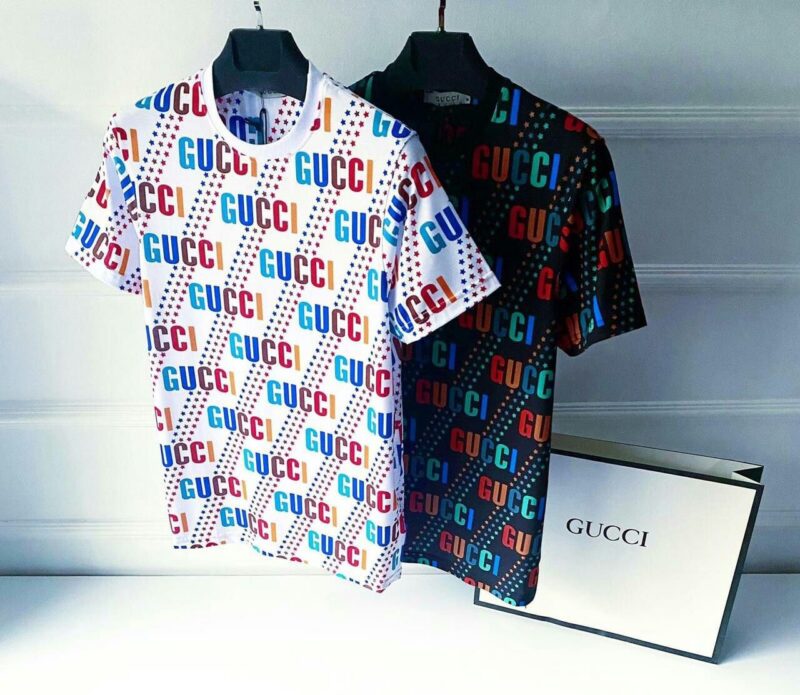 (Black & White)New 2024-  G  Luxury  Brand Premium T-Shirt Outfit For Men Women – TX-Max08796