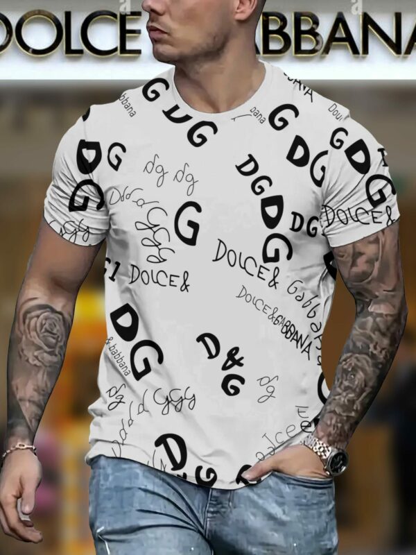 New 2025 – D Luxury Brand Premium T-Shirt Outfit For Men – Max012421